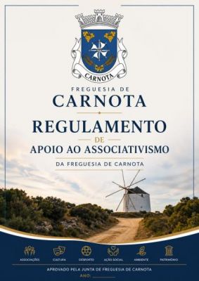 PROJETO DE REGULAMENTO DE APOIO AO ASSOCIATIVISMO DA FREGUESIA DE CARNOTA